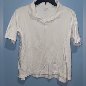 Lands' End Kids Polo Shirt - White